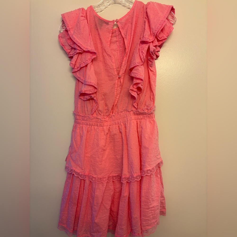 Pink Ruffle Dress - Picture 3 of 4